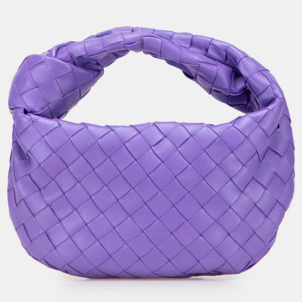 Bottega Veneta Purple Mini Nappa Intrecciato Jodie