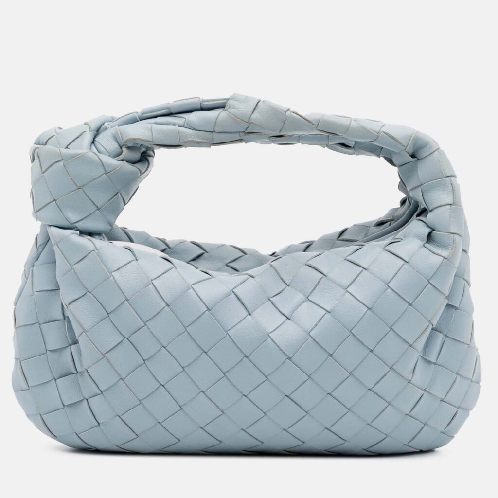 Bottega Veneta Blue Mini Nappa Intrecciato Jodie