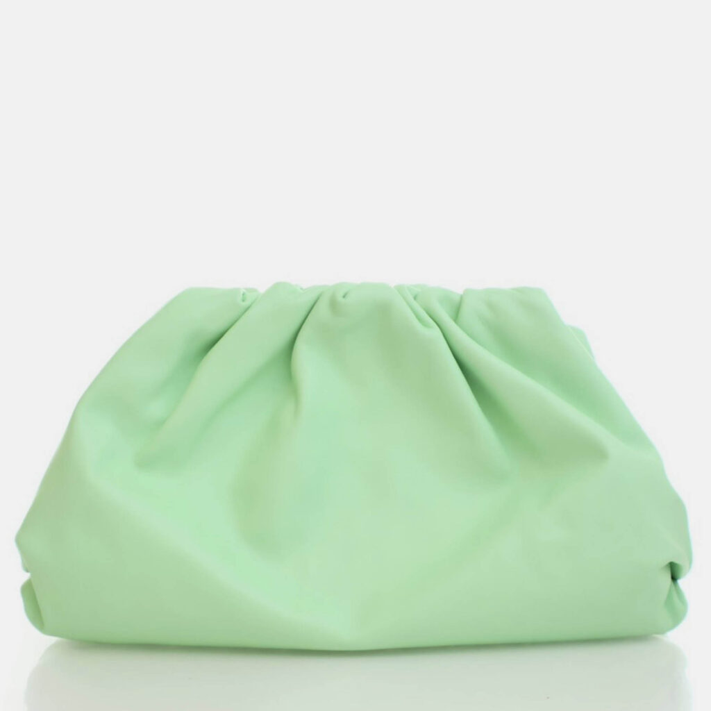 Bottega Veneta Green Calfskin The Pouch Bottega Veneta Green Calfskin The Pouch