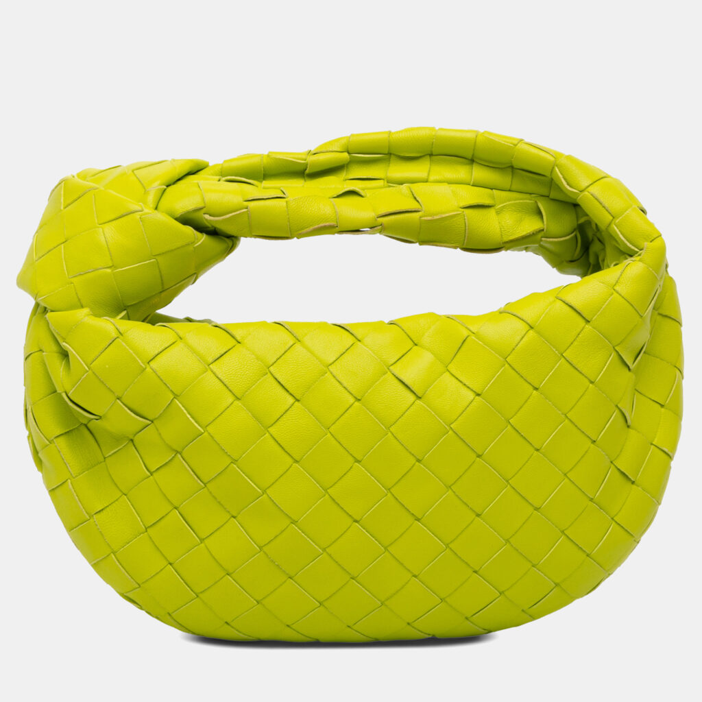 Bottega Veneta Green Mini Nappa Intrecciato Jodie Bottega Veneta Green Mini Nappa Intrecciato Jodie