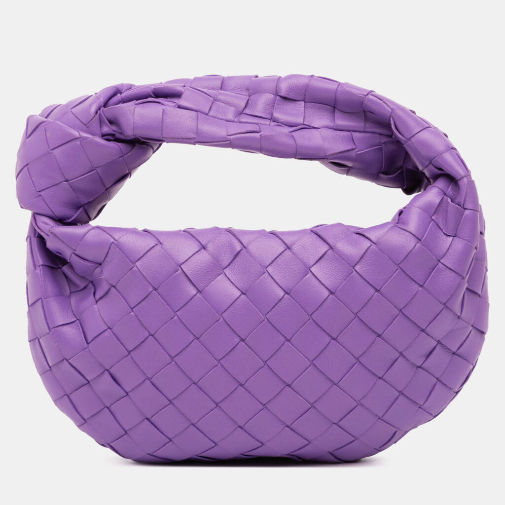 Bottega Veneta Purple Mini Nappa Intrecciato Jodie Bottega Veneta Purple Mini Nappa Intrecciato Jodie