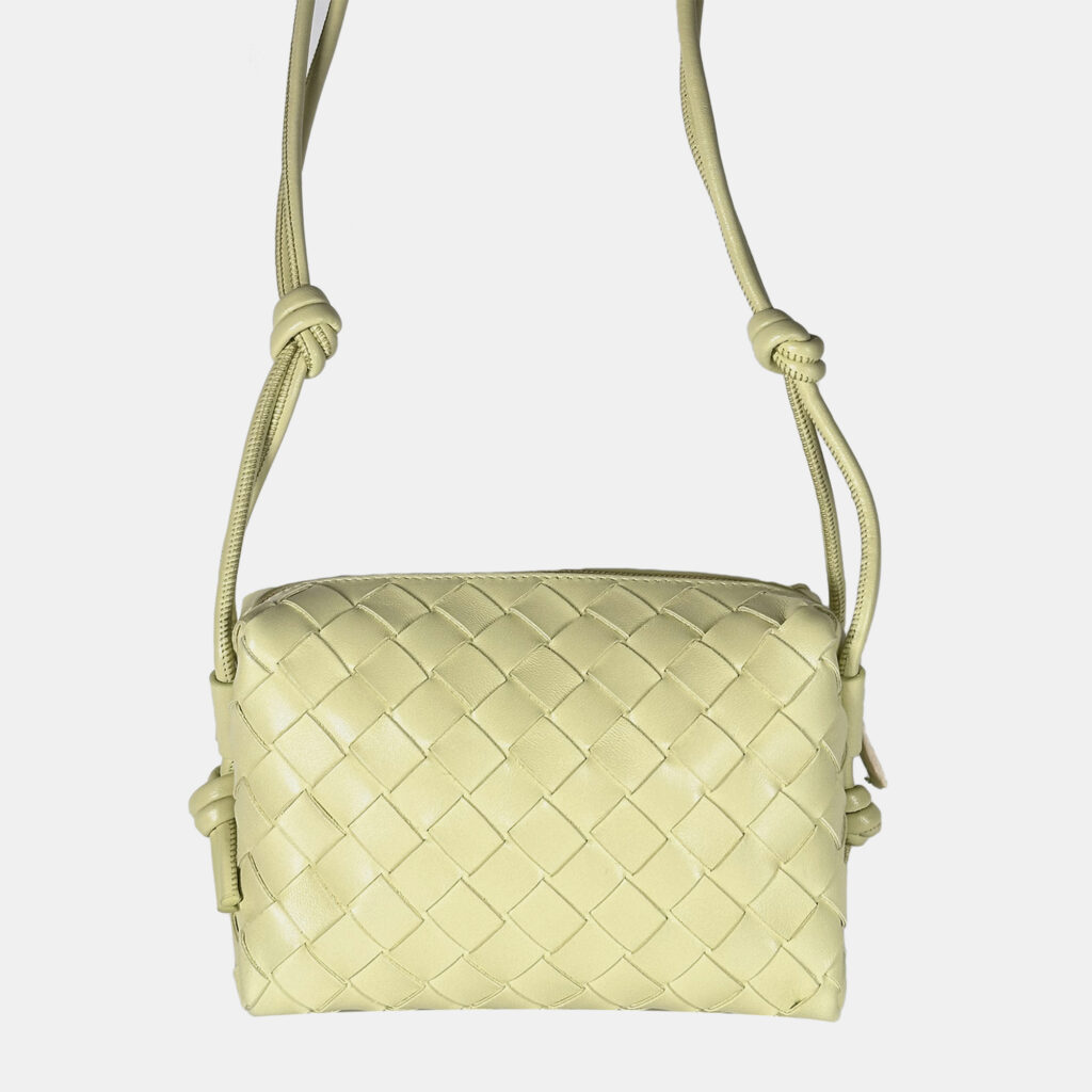 Bottega Veneta Mini Loop Intrecciato Leather Shoulder Bag