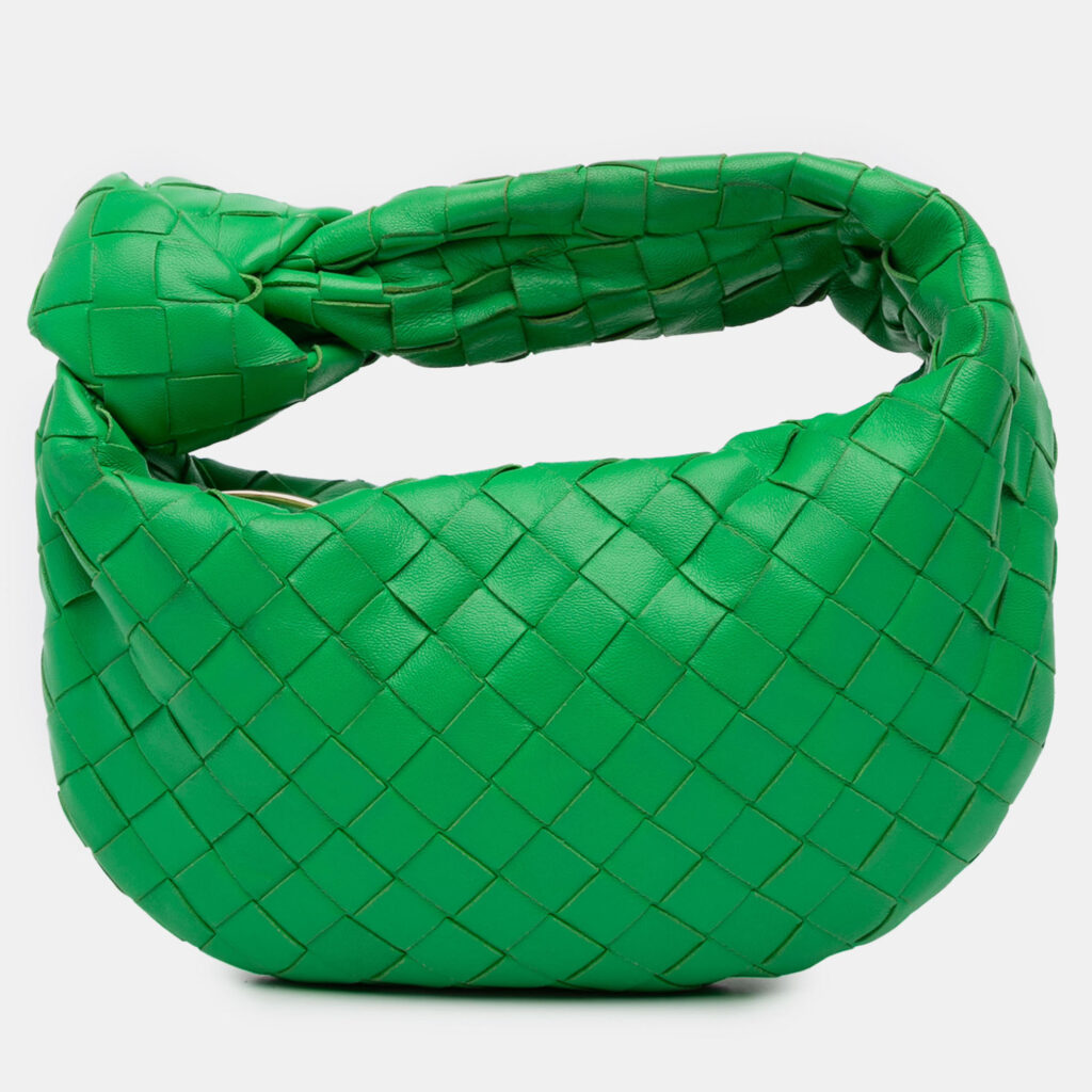 Bottega Veneta Green Mini Nappa Intrecciato Jodie Bottega Veneta Green Mini Nappa Intrecciato Jodie