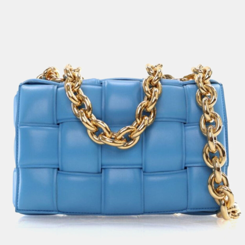 Bottega Veneta Blue Padded Cassette Bottega Veneta Blue Padded Cassette