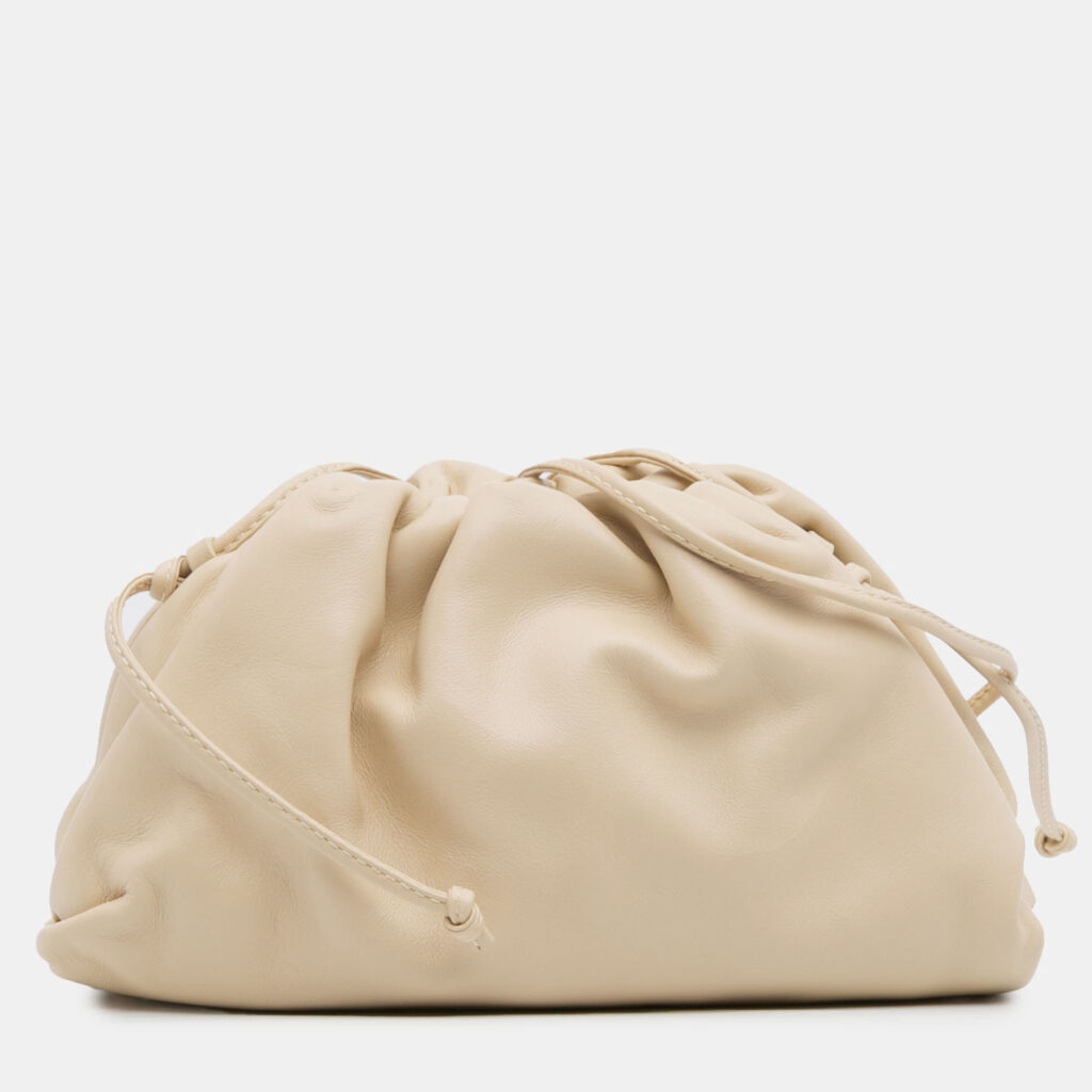 Bottega Veneta The Pouch Mini Lambskin Leather Crossbody Bag Bottega Veneta The Pouch Mini Lambskin Leather Crossbody Bag