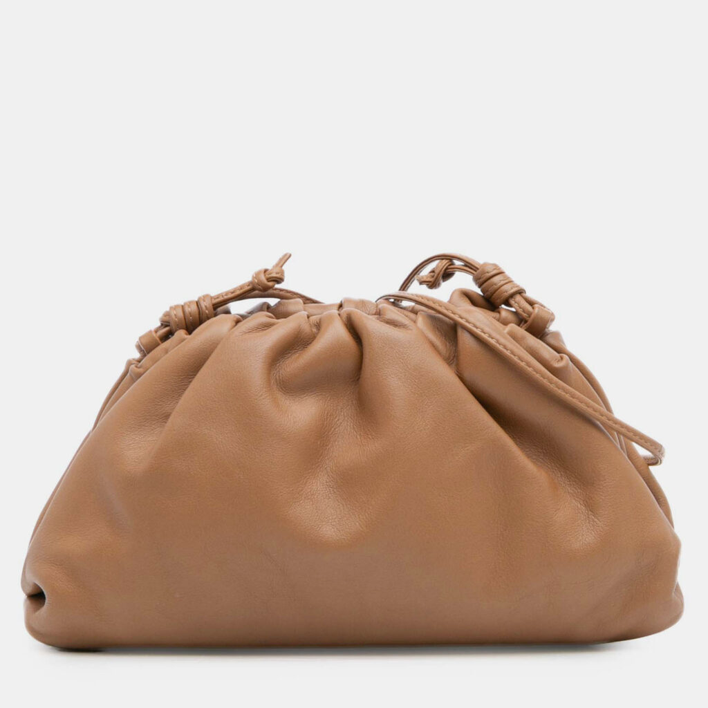 Bottega Veneta The Pouch Mini Lambskin Leather Crossbody Bag Bottega Veneta The Pouch Mini Lambskin Leather Crossbody Bag