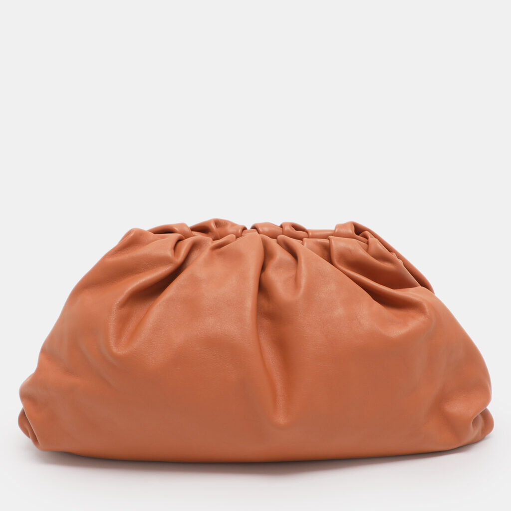 Bottega Veneta Clay Leather Large The Pouch Clutch Bottega Veneta Clay Leather Large The Pouch Clutch