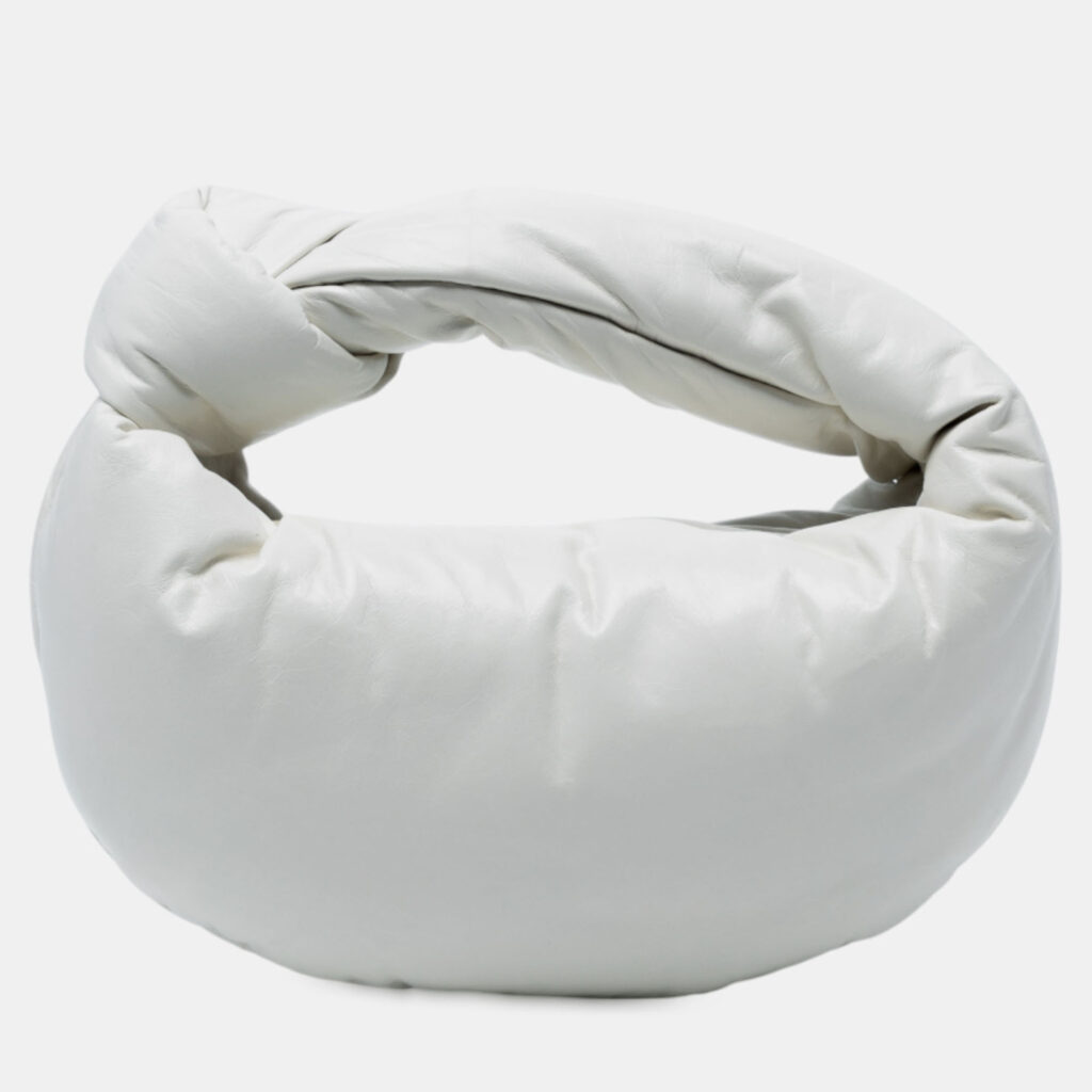 Bottega Veneta White Mini Nappa Puffy Jodie Bottega Veneta White Mini Nappa Puffy Jodie