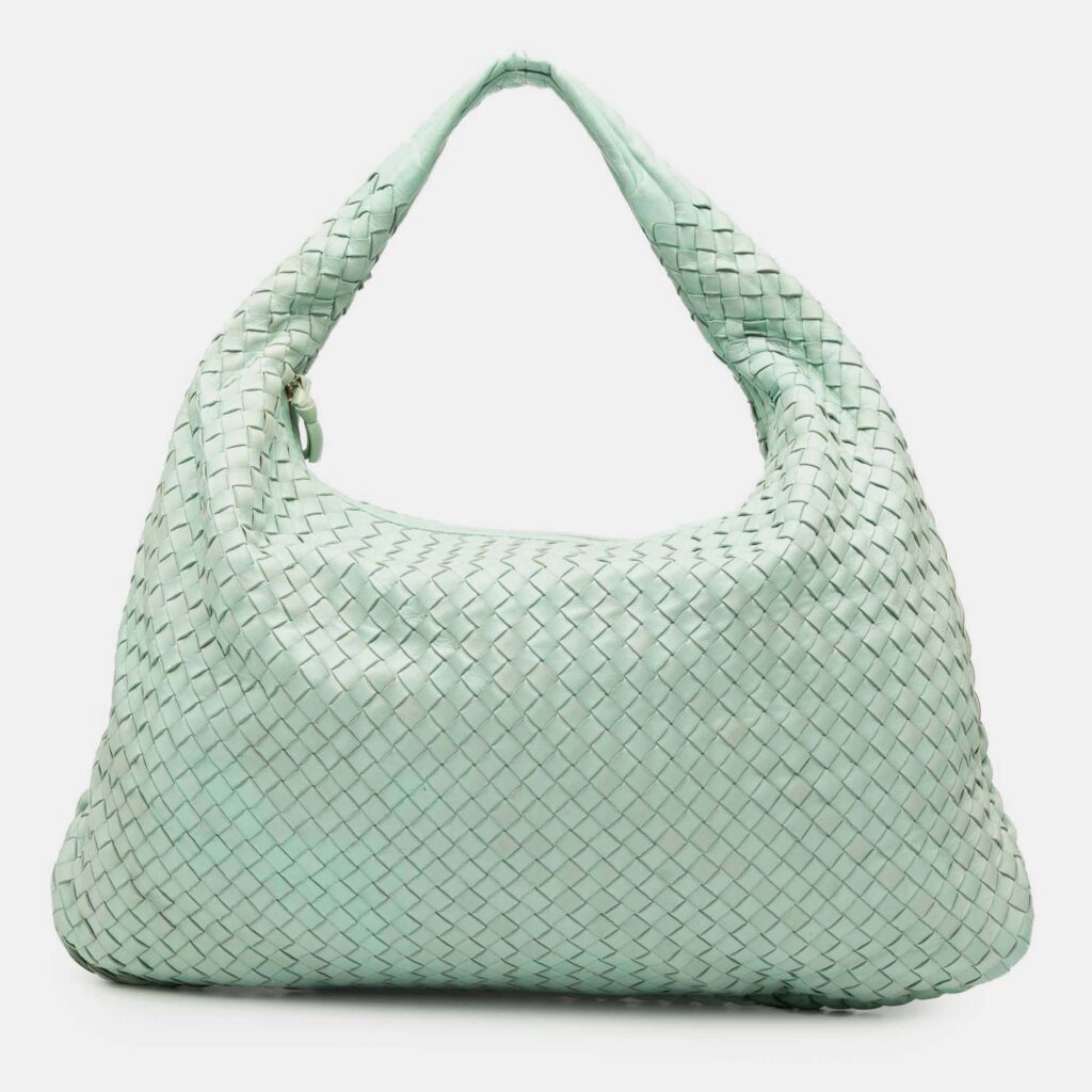 Bottega Veneta Green Medium Nappa Intrecciato Veneta Hobo Bottega Veneta Green Medium Nappa Intrecciato Veneta Hobo