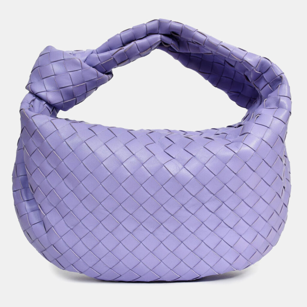 luxury-women-bottega-veneta-used-handbags-p1248092-001-1.jpg Bottega Veneta Purple Intrecciato Leather Teen Jodie Shoulder Bag