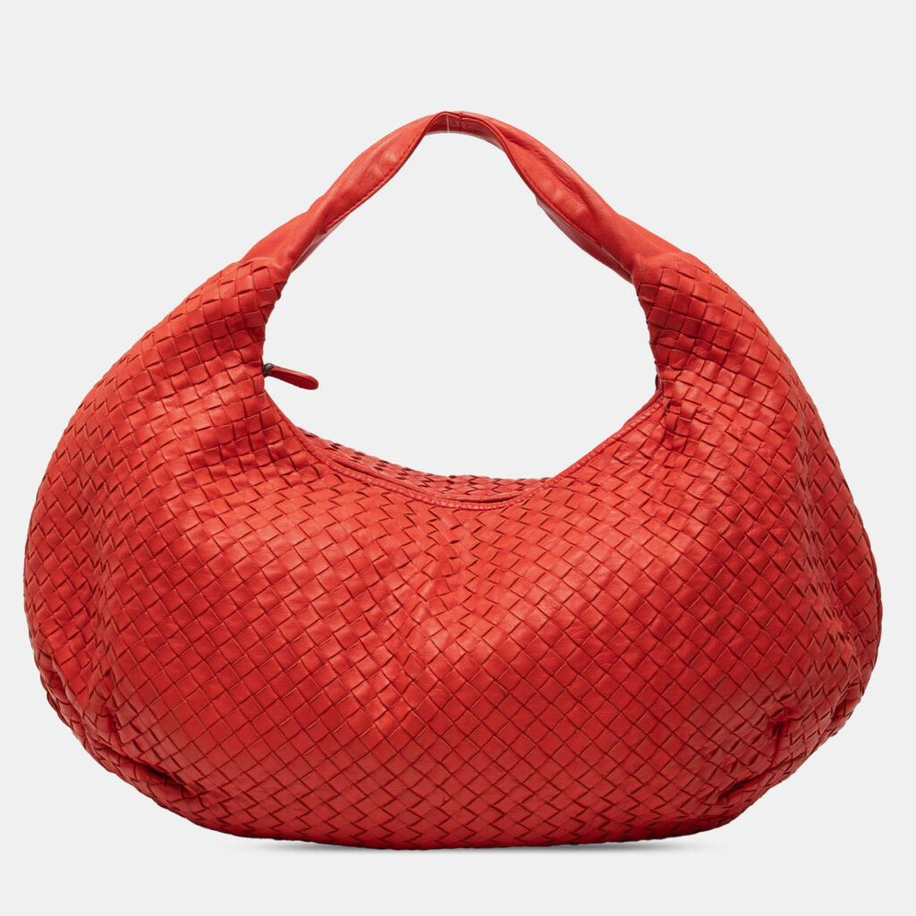 Bottega Veneta Red Large Nappa Intrecciato Belly Hobo Bottega Veneta Red Large Nappa Intrecciato Belly Hobo