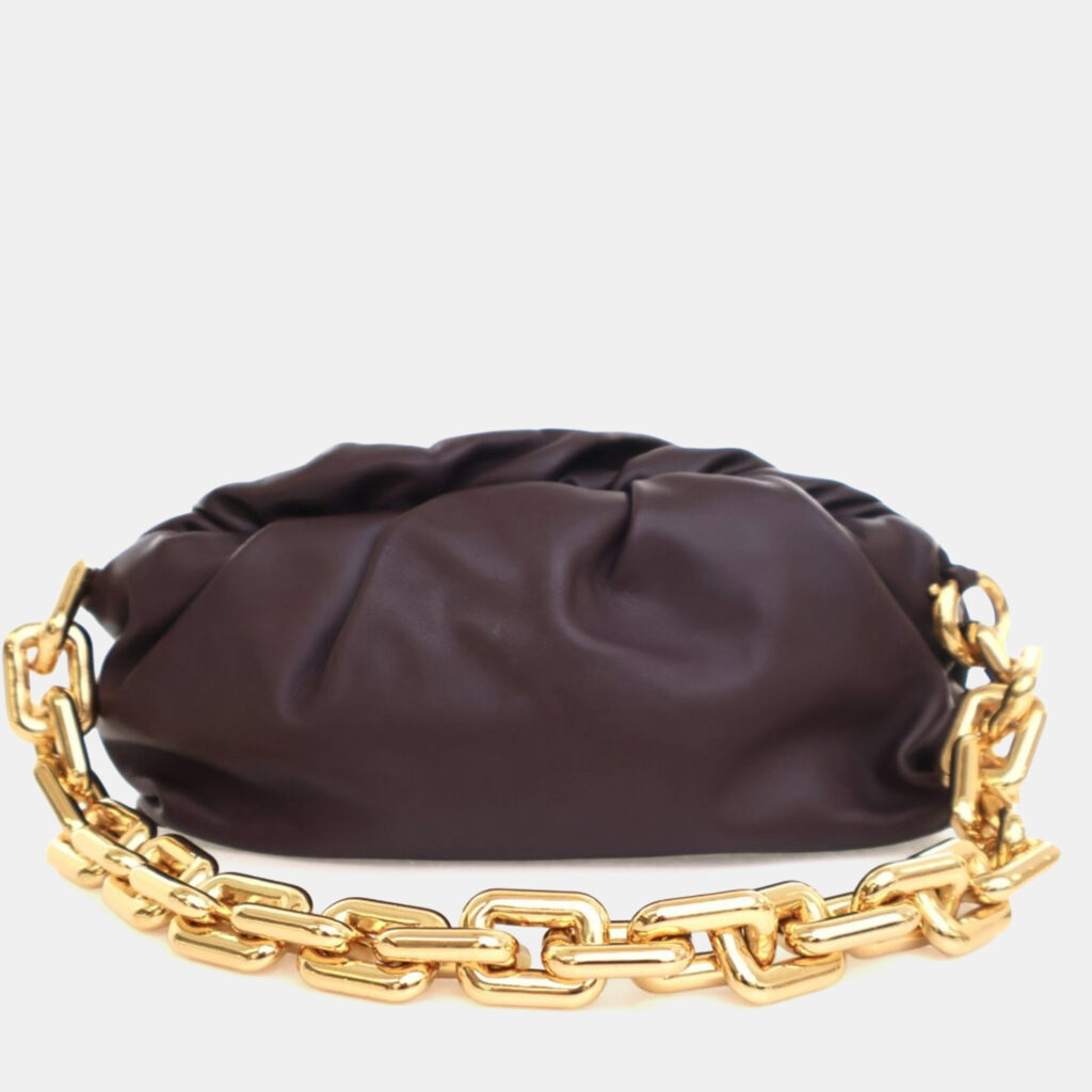 Bottega Venata Large Calfskin The Chain Pouch