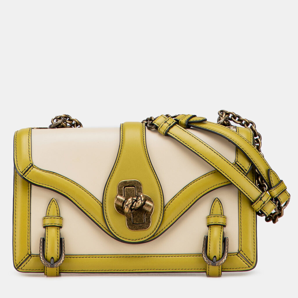 Bottega Veneta Brown Yellow Bicolor Leather City Knot Shoulder Bag Bottega Veneta Brown Yellow Bicolor Leather City Knot Shoulder Bag