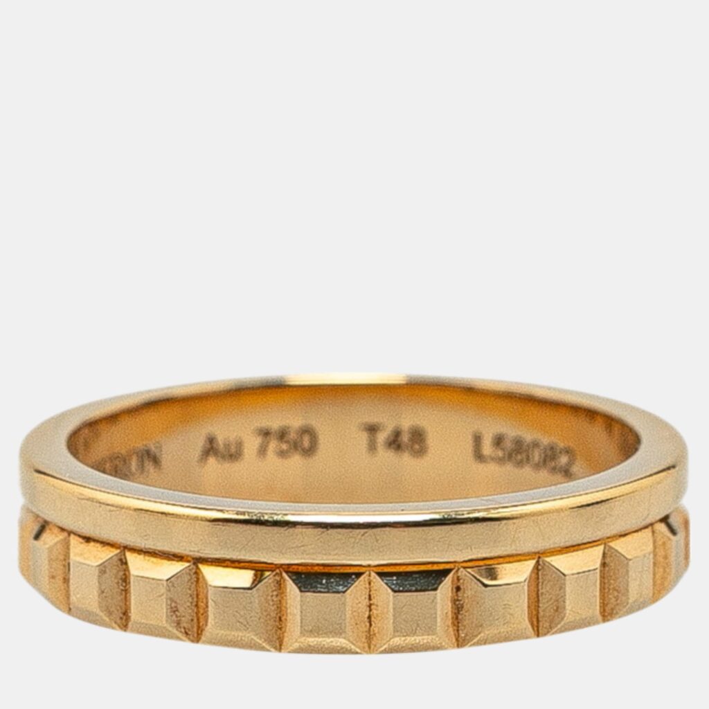 Boucheron 18K Yellow Gold Quatre Radiant Ring Size Japan 8 EU 48 Boucheron 18K Yellow Gold Quatre Radiant Ring Size Japan 8 EU 48