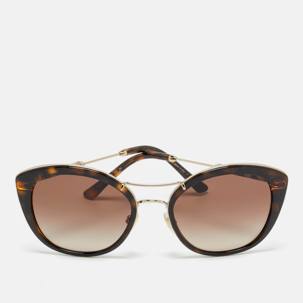 Burberry Brown Gradient B 4251 Q Cat Eye Sunglasses Burberry Brown Gradient B 4251 Q Cat Eye Sunglasses