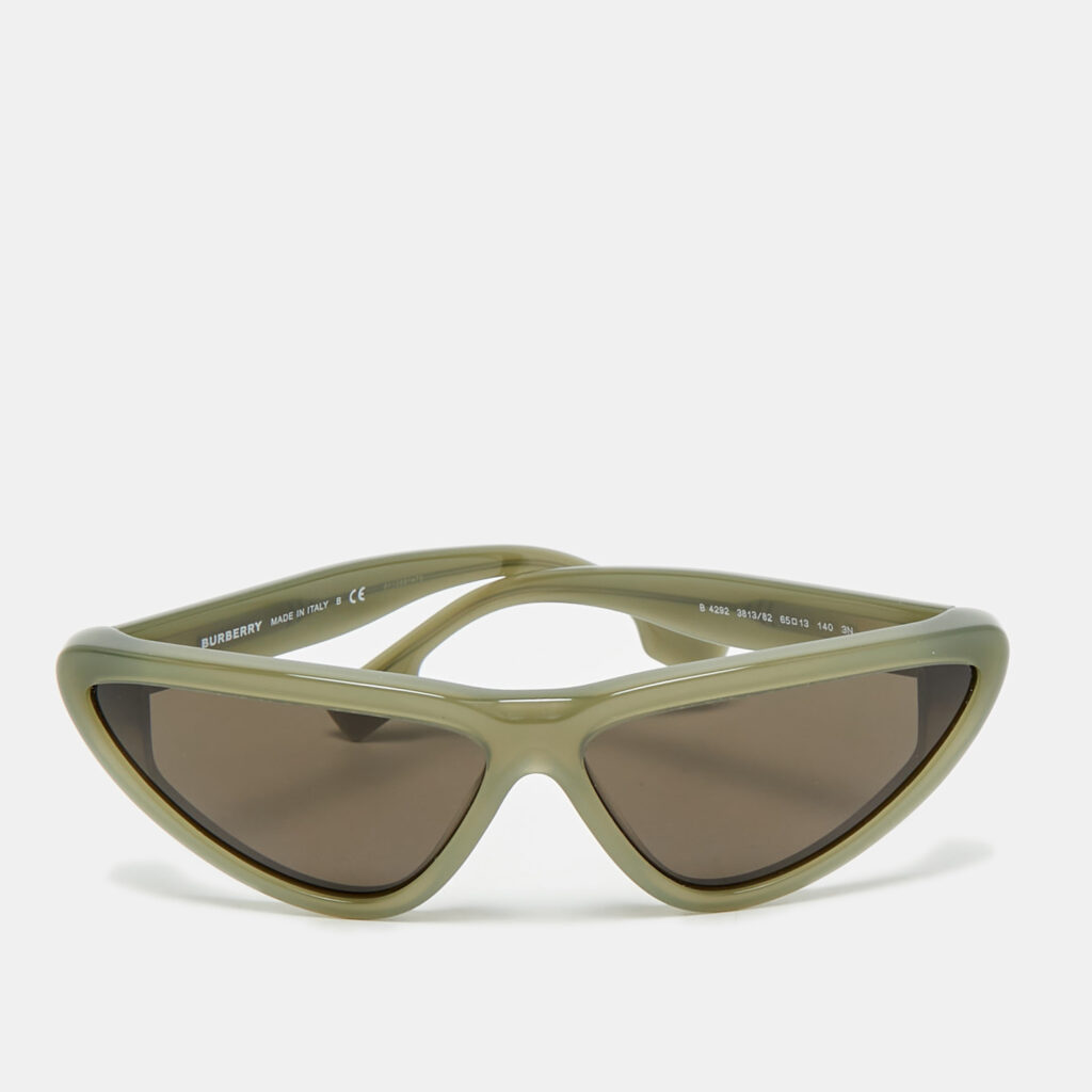 Burberry Green/Grey B 4292 Cat Eye Sunglasses Burberry Green/Grey B 4292 Cat Eye Sunglasses