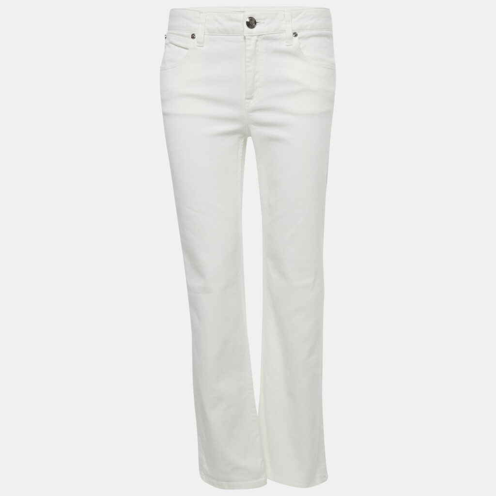 Burberry White Denim Flare Leg Jeans M/Waist 29" Burberry White Denim Flare Leg Jeans M/Waist 29"