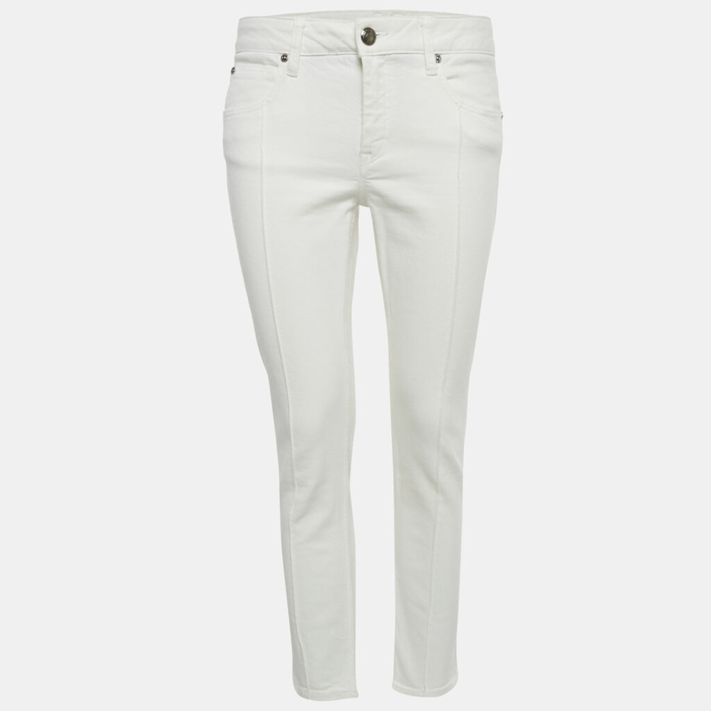 luxury-women-burberry-used-clothes-p1249296-002-1.jpg Burberry White Denim Micklesfield Skinny Leg Jeans M/Waist 29"