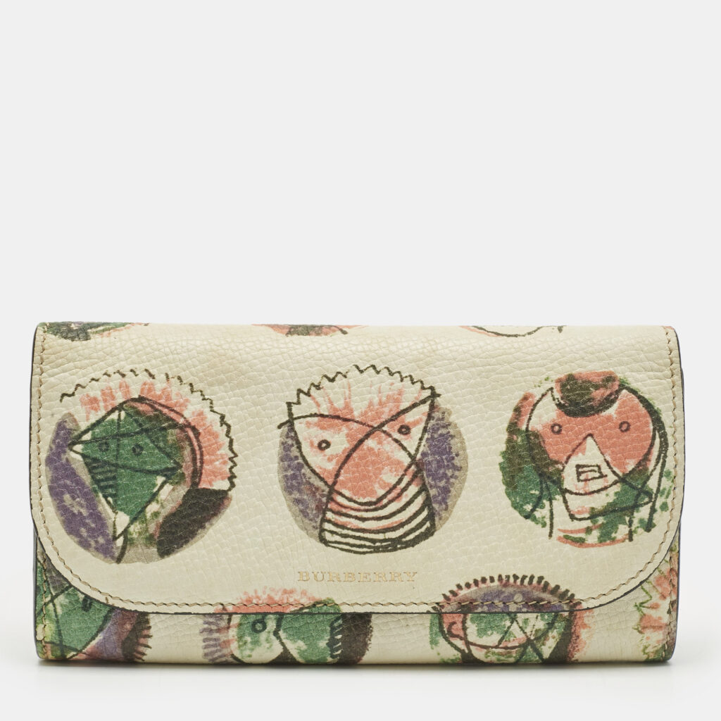 Burberry Multicolor Leather Pallas Heads Continental Wallet Burberry Multicolor Leather Pallas Heads Continental Wallet
