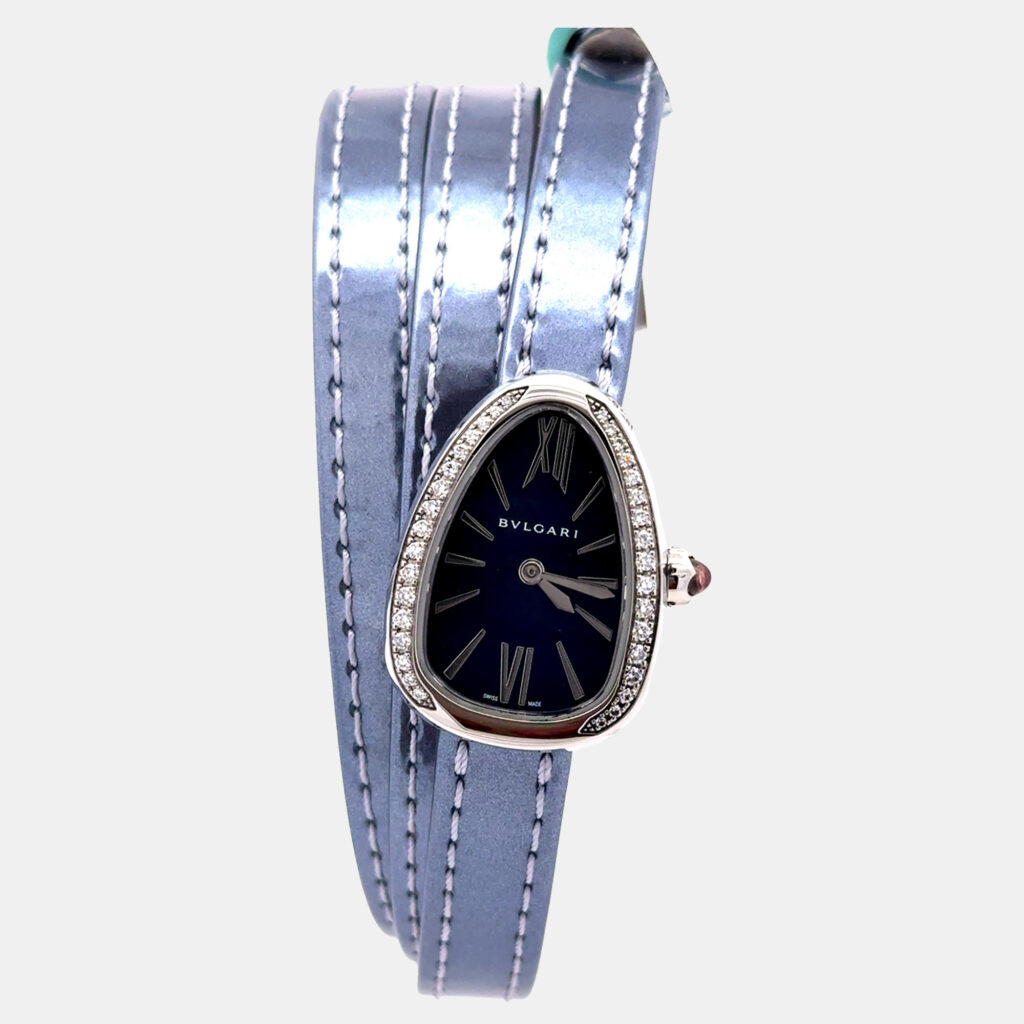 Bvlgari Serpenti 102967 Quartz Blue Stainless Steel Women’s Wristwatch 35 mm Bvlgari Serpenti 102967 Quartz Blue Stainless Steel Women’s Wristwatch 35 mm