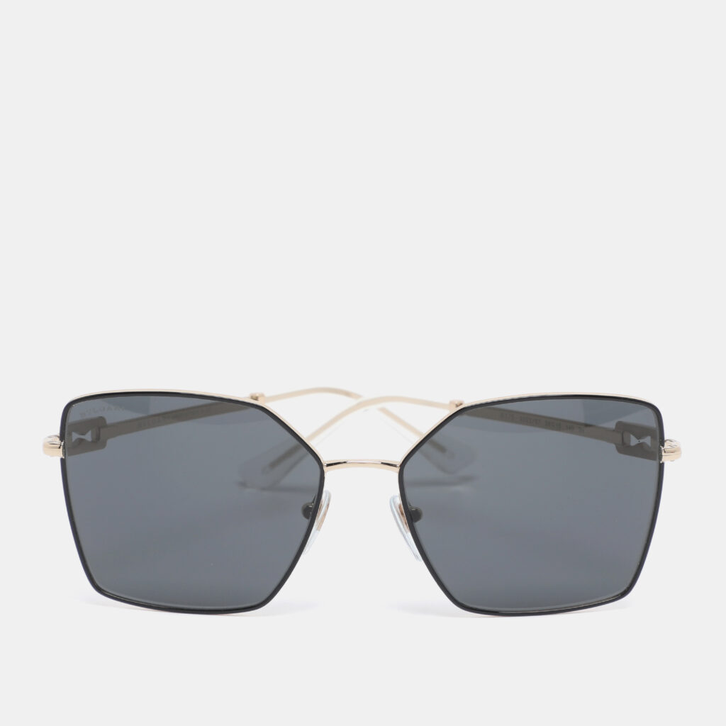 Bvlgari Gold/Grey 6175 Square Sunglasses