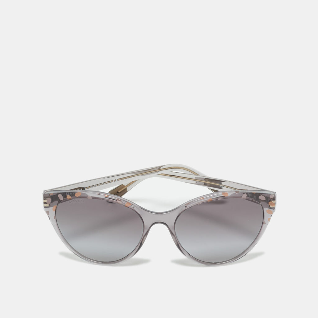 Bvlgari Grey Gradient Printed BV 8209 Cat Eye Sunglasses Bvlgari Grey Gradient Printed BV 8209 Cat Eye Sunglasses