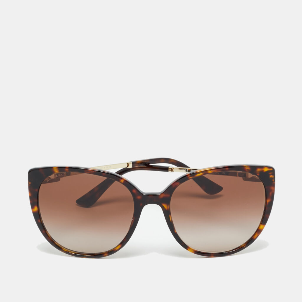 Bvlgari Tortoise Brown Gradient BV 8251 Cat Eye Sunglasses Bvlgari Tortoise Brown Gradient BV 8251 Cat Eye Sunglasses