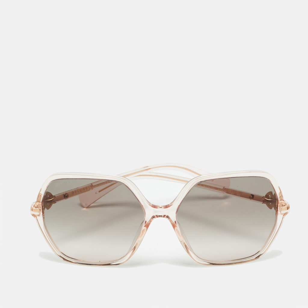 Bvlgari Peach/Grey Gradient 8238 B Oversized Sunglasses
