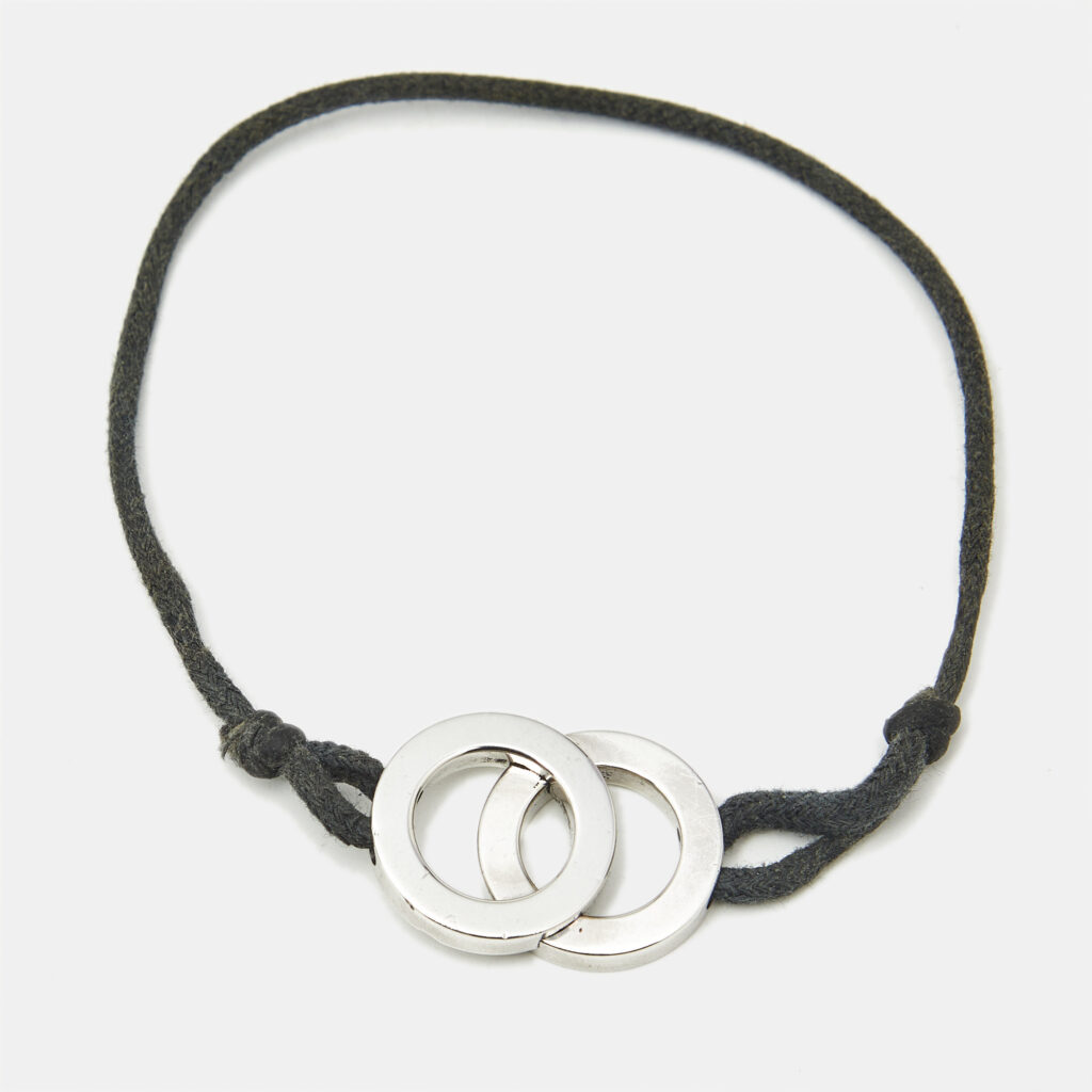 luxury-women-bvlgari-used-accessories-p1237687-001-1.jpg Bvlgari Iconic Double Logo Sterling Silver Cord Bracelet