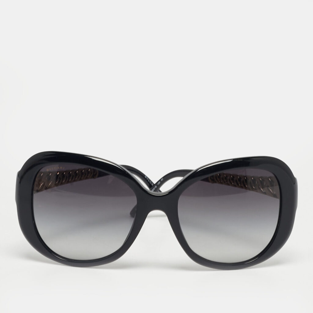Bvlgari Black Gradient 8129 H B Butterfly Sunglasses Bvlgari Black Gradient 8129 H B Butterfly Sunglasses