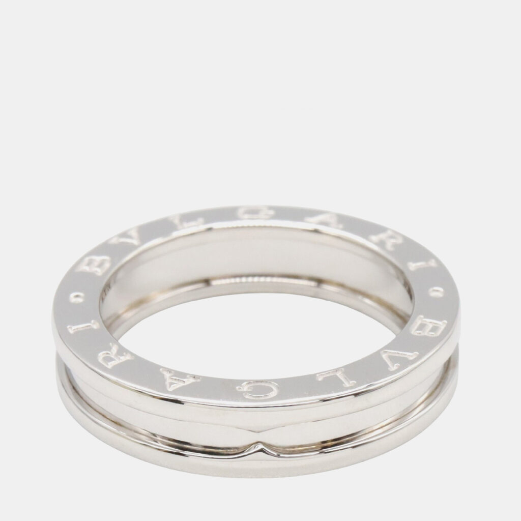 Bvlgari B.Zero1 1-Band 18K White Gold Ring EU 53