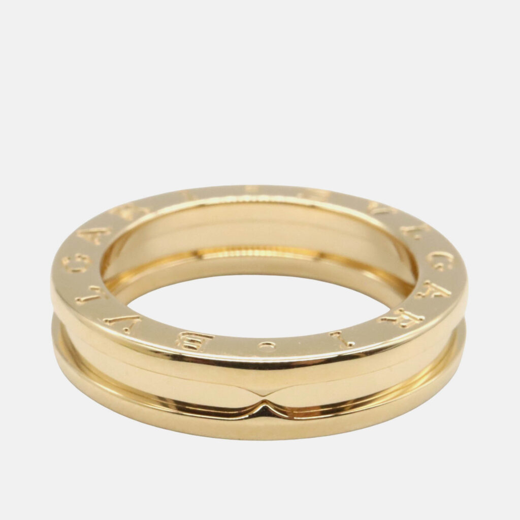 Bvlgari B.Zero1 1-Band 18K Yellow Gold Ring EU 50