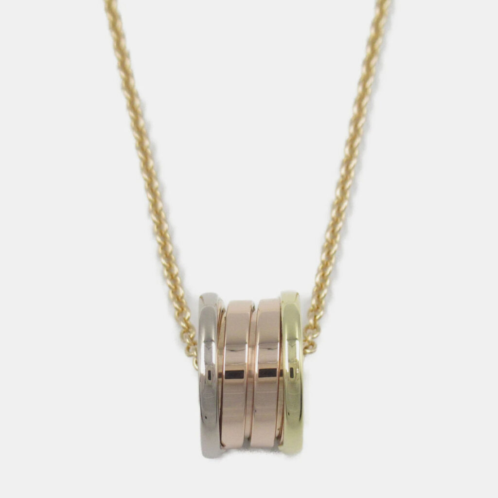 Bvlgari B.zero1 18K Yellow, Rose, and White Gold Necklace Bvlgari B.zero1 18K Yellow, Rose, and White Gold Necklace