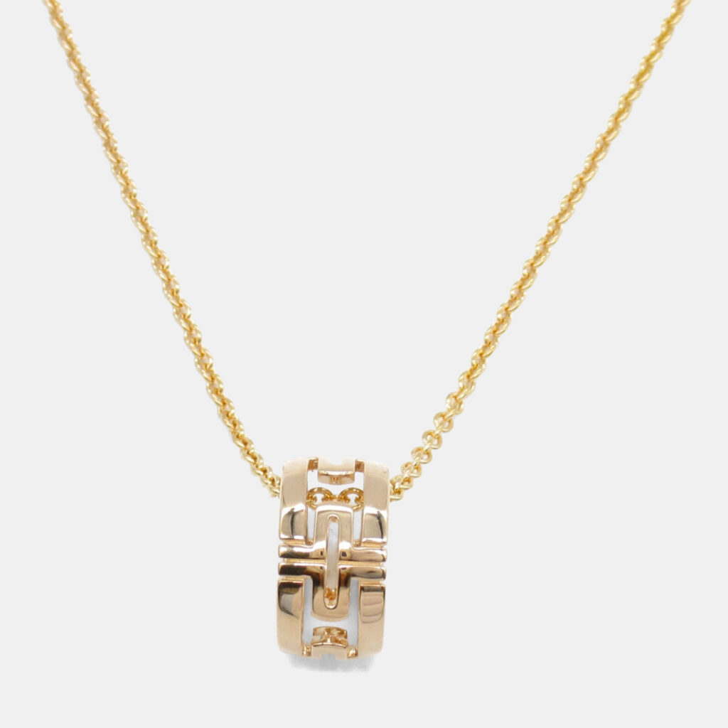 Bvlgari Parentesi 18K Rose Gold Pendant Necklace Bvlgari Parentesi 18K Rose Gold Pendant Necklace