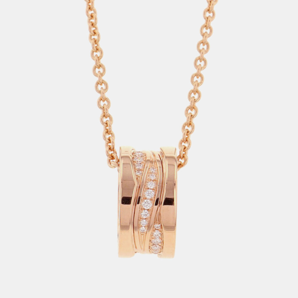 Bvlgari B.zero1 Design Legend 18K Pink Gold Necklace Bvlgari B.zero1 Design Legend 18K Pink Gold Necklace