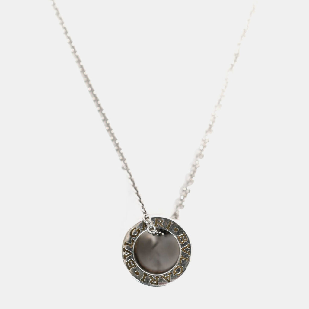 Bvlgari Sterling Silver Black Ceramic Saved The Children Necklace Bvlgari Sterling Silver Black Ceramic Saved The Children Necklace