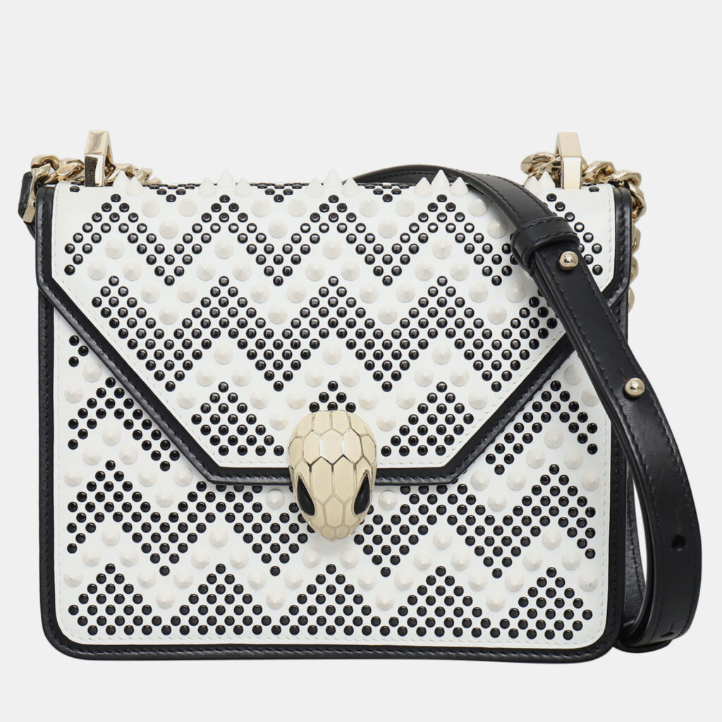 x Nicholas Kirkwood Serpenti Forever Studded Crossbody Bag