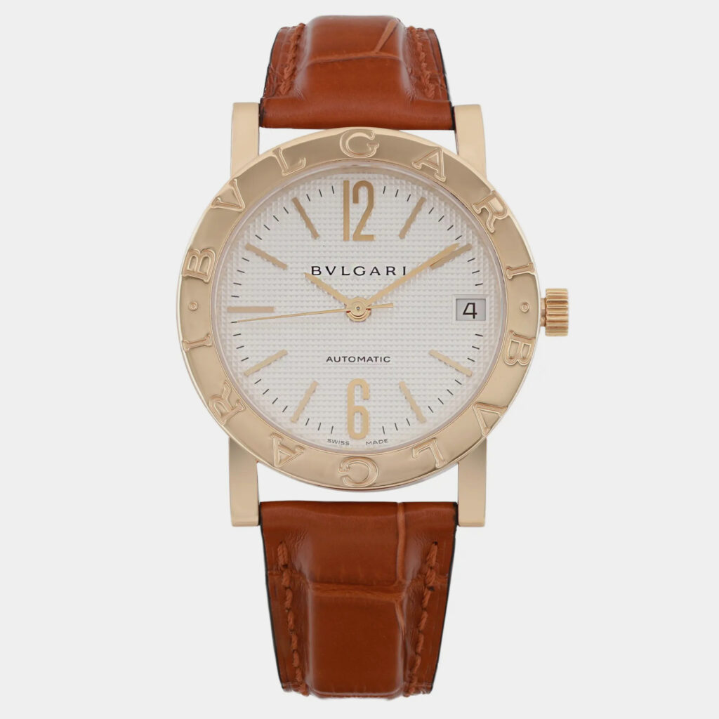 Bvlgari BB33GL Automatic White Dial 18K Yellow Gold Women's Wristwatch 33 mm Bvlgari BB33GL Automatic White Dial 18K Yellow Gold Women's Wristwatch 33 mm
