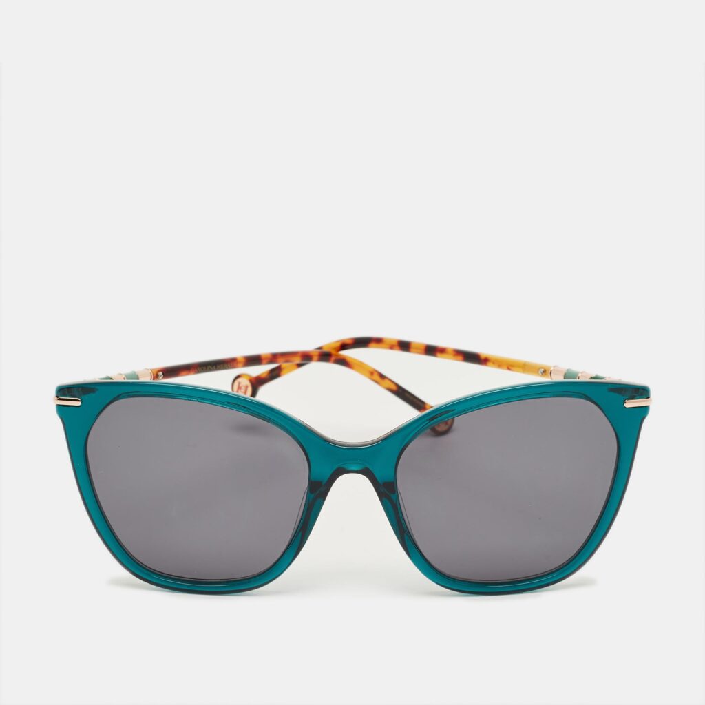 luxury-women-carolina-herrera-used-accessories-p1226197-001-1.jpg Carolina Herrera Tortoise Brown/Green Her 0091/S Butterfly Sunglasses