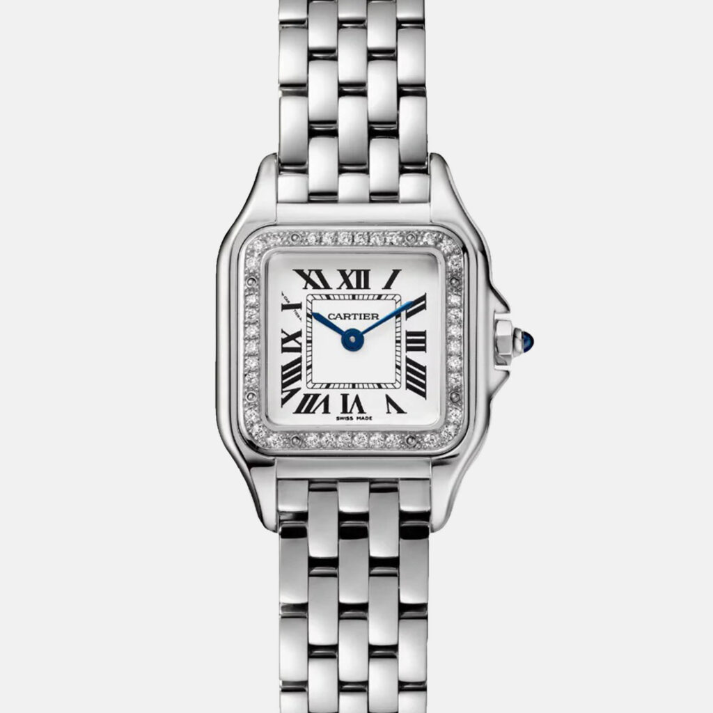 Cartier Panthere W4PN0016 Quartz White Stainless Steel Women's Wristwatch 23 mm x 30 mm Cartier Panthere W4PN0016 Quartz White Stainless Steel Women's Wristwatch 23 mm x 30 mm