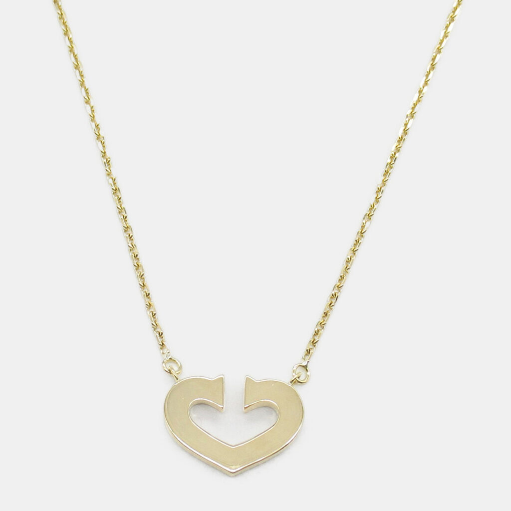 Cartier C De Cartier Heart 18K Yellow Gold Pendant Necklace Cartier C De Cartier Heart 18K Yellow Gold Pendant Necklace