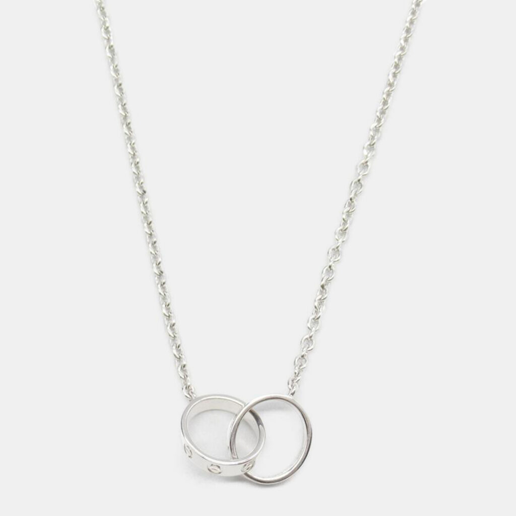 Cartier Love 18K White Gold Pendant Necklace Cartier Love 18K White Gold Pendant Necklace