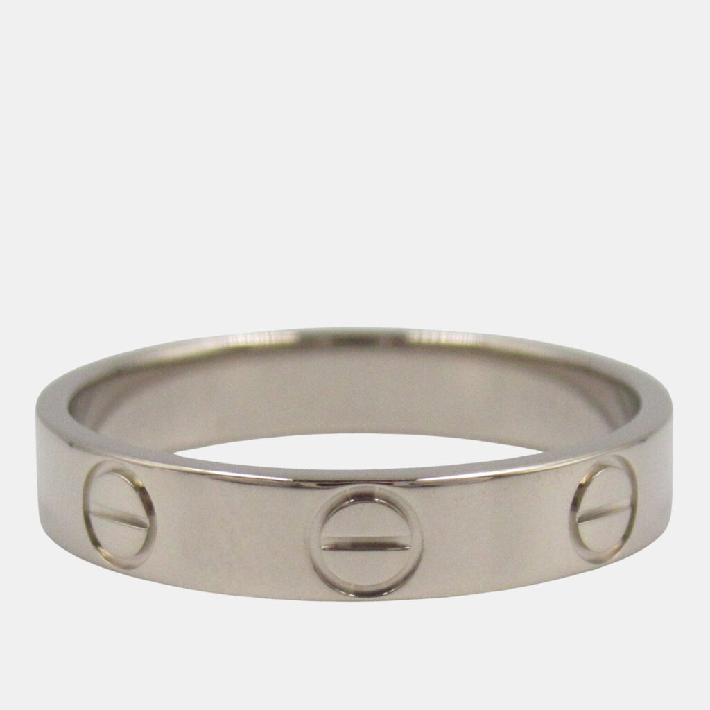 Cartier Love 18K White Gold Band Ring EU 50 Cartier Love 18K White Gold Band Ring EU 50