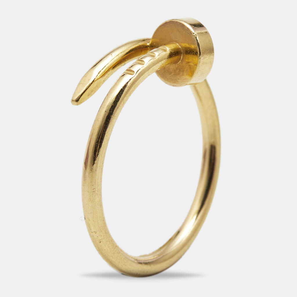 Cartier Juste Un Clou 18k Yellow Gold Small Model Ring Size 52 Cartier Juste Un Clou 18k Yellow Gold Small Model Ring Size 52