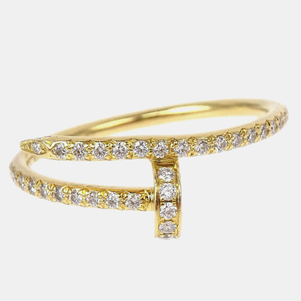 Cartier Juste Un Clou 18K Yellow Gold Diamond Ring EU 54 Cartier Juste Un Clou 18K Yellow Gold Diamond Ring EU 54