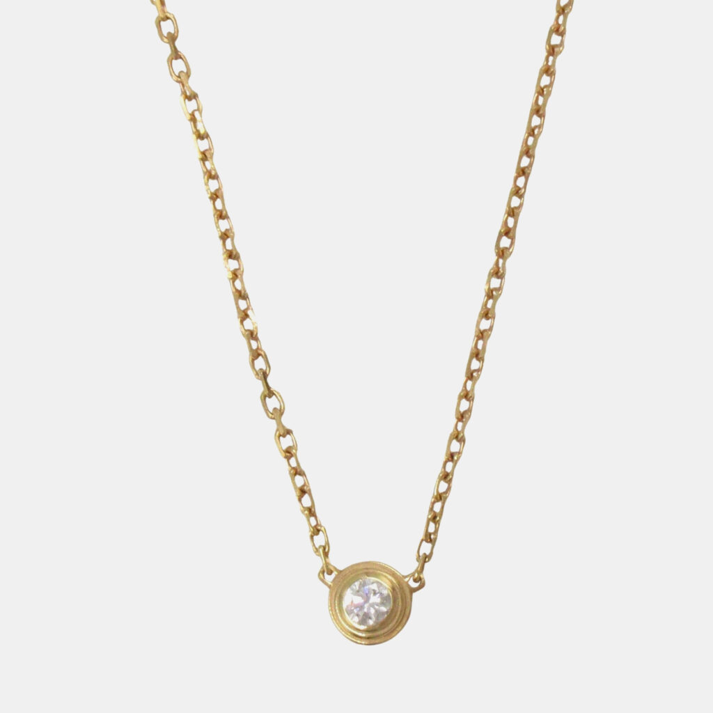 Cartier D'amour Diamond 18K Pink Gold Necklace Cartier D'amour Diamond 18K Pink Gold Necklace