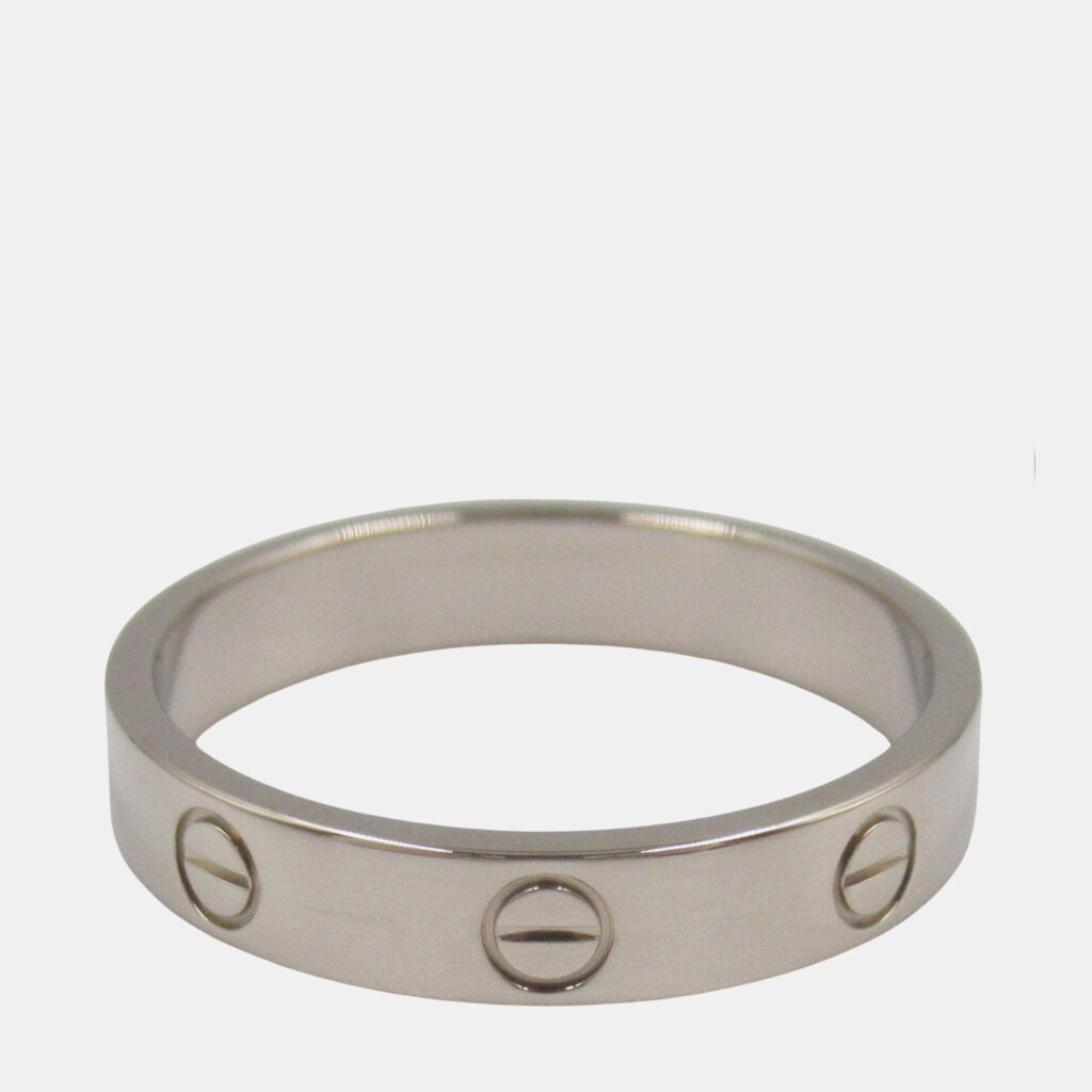 Cartier Love 18K White Gold Band Ring EU 58 Cartier Love 18K White Gold Band Ring EU 58