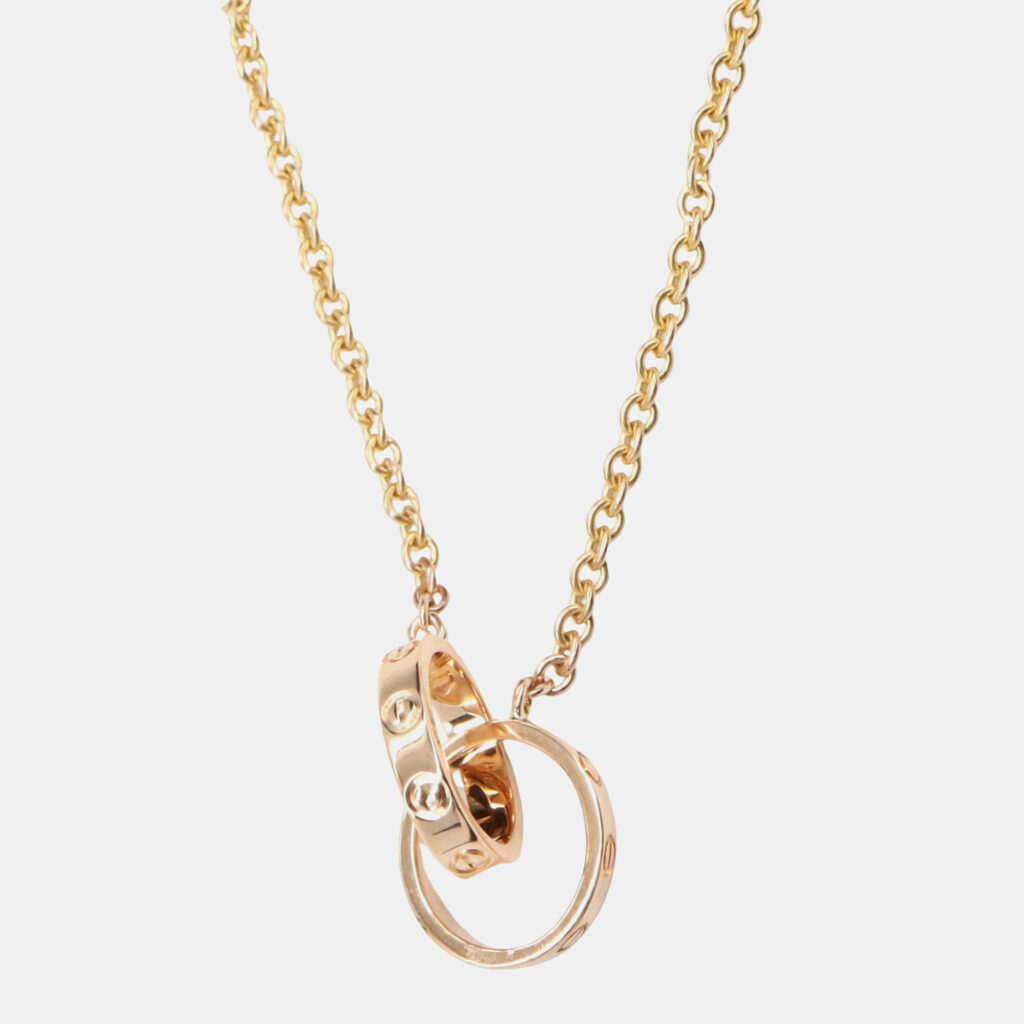 Cartier Love 18K Rose Gold Pendant Necklace Cartier Love 18K Rose Gold Pendant Necklace
