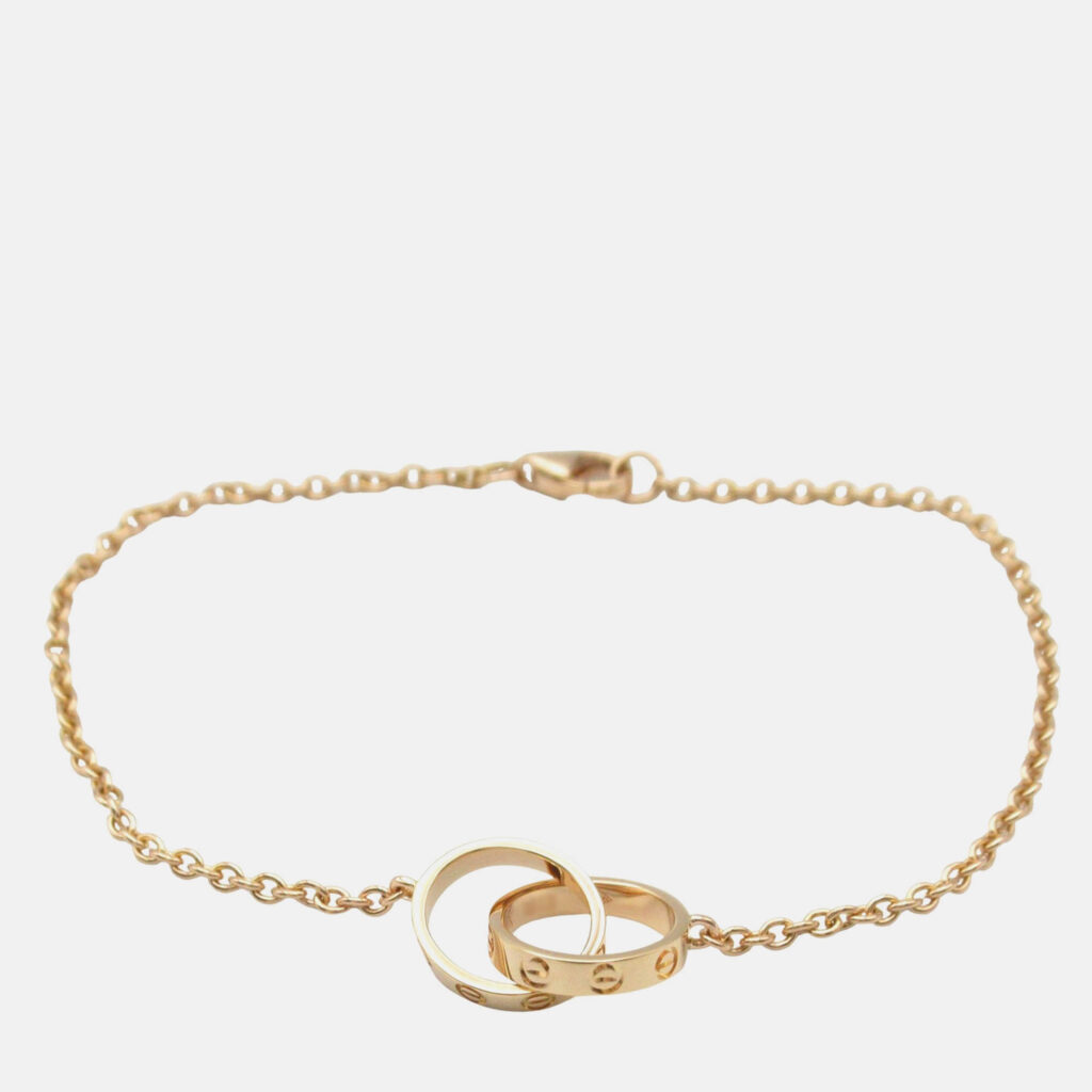 Cartier Love Interlocking 18K Rose Gold Bracelet Cartier Love Interlocking 18K Rose Gold Bracelet
