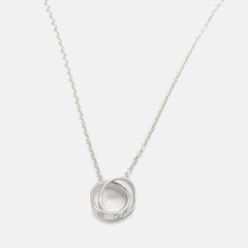 Cartier Love 18K White Gold Pendant Necklace Cartier Love 18K White Gold Pendant Necklace